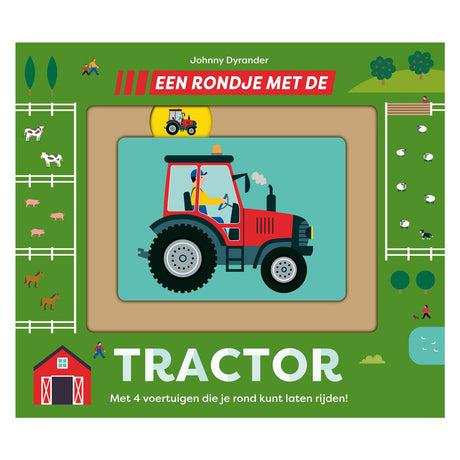 Gottmer uitgevers groep een rondje met de tractor