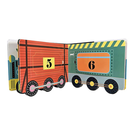 Gottmer uitgevers groep kartonboek: de teltrein. 2+