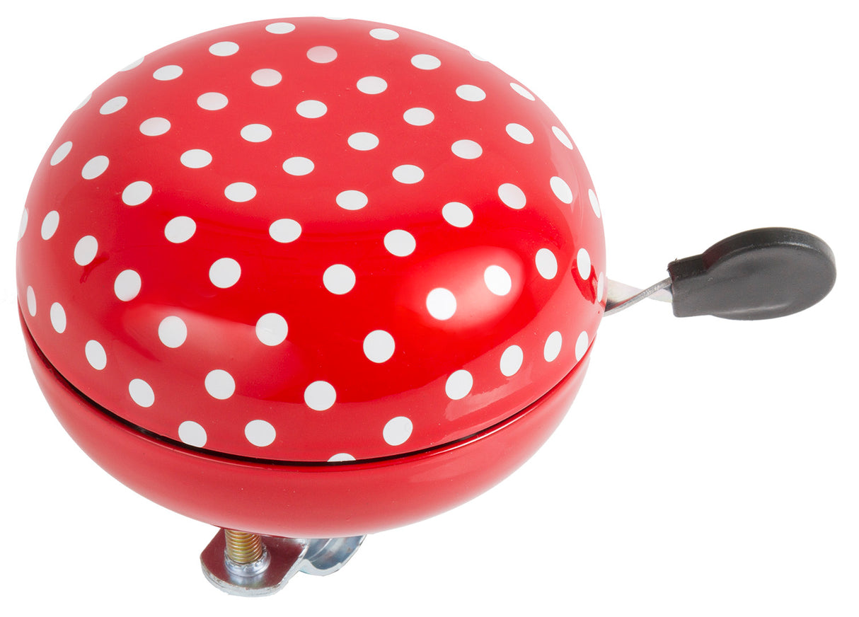 M-Wave Bicycle Bell Ding-dong Ø80 mm Ladybird rojo