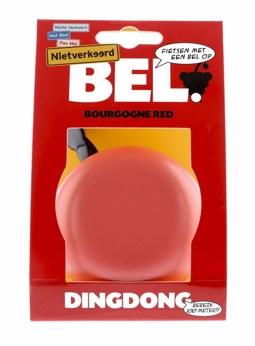 Non -traffic Call 80mm Ding Dong Bourgogne Red