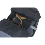 Basil dubbele fietstas miles mik 34 liter 13 x 26 x 35 cm - zwart grijs