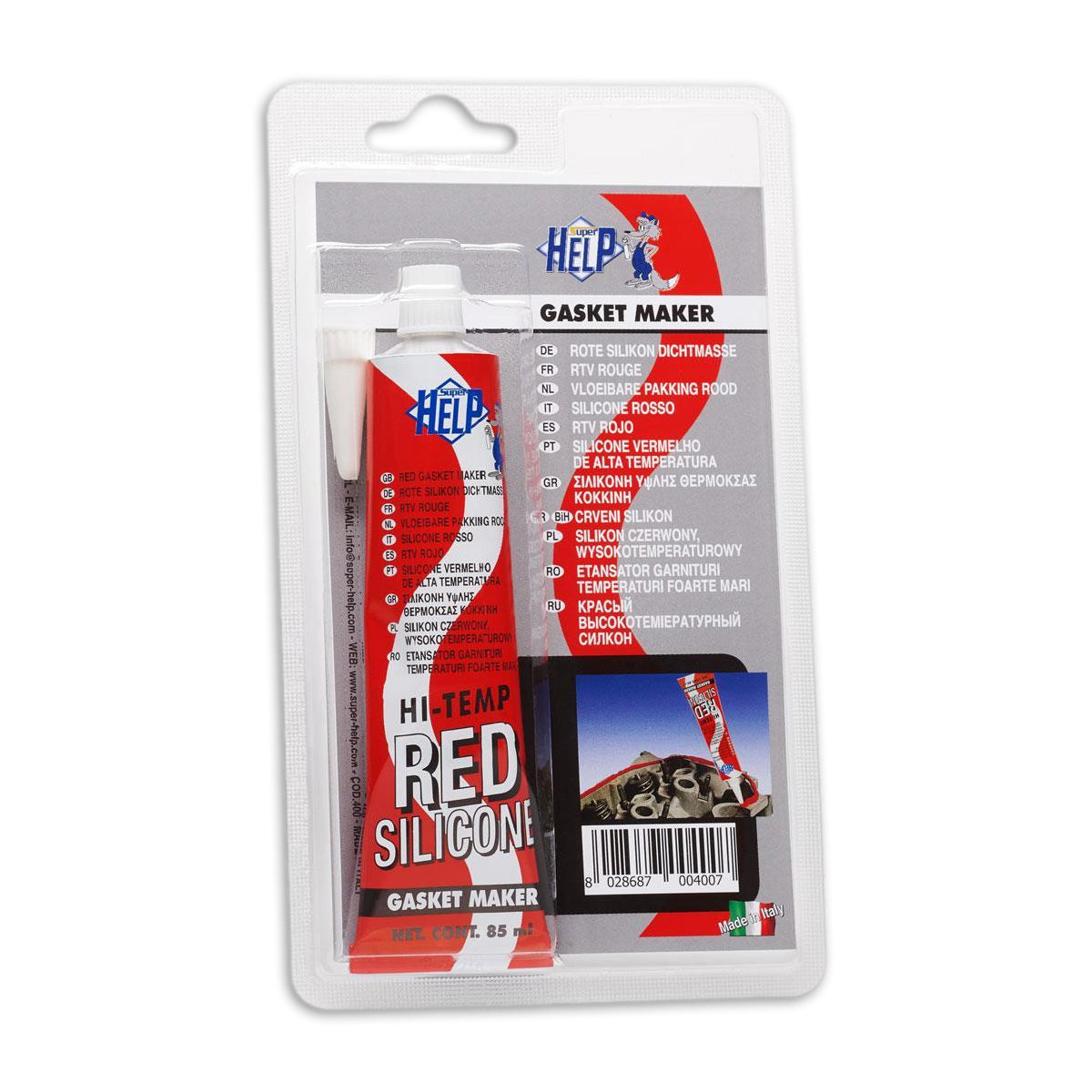Super help vloeibare pakking rood