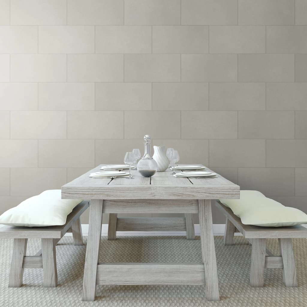 Grosfildex Grosfillex 11 st Wall Tiles Gx Wall+ Sabio Stone 30x60 cm de gris claro