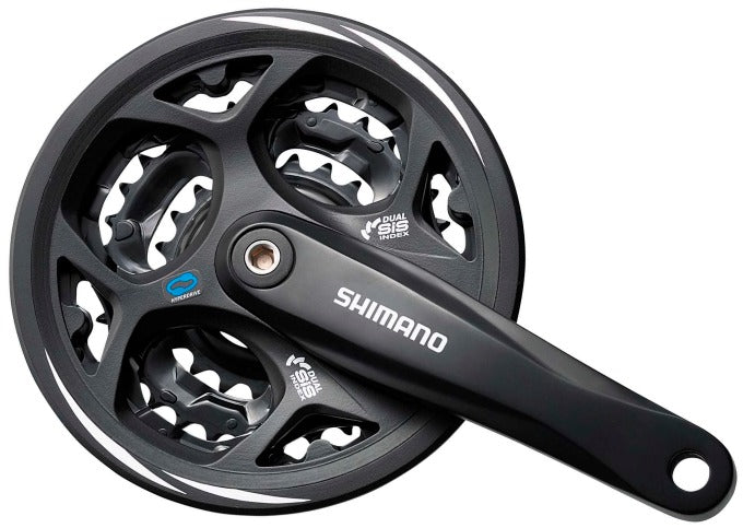 Shimano Crankset 7 8 Speed ​​Altus FC-CM311 48 38 28T med Chain Edge Black