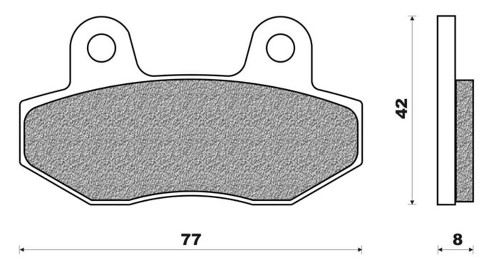 Newfren brake block set FD0358