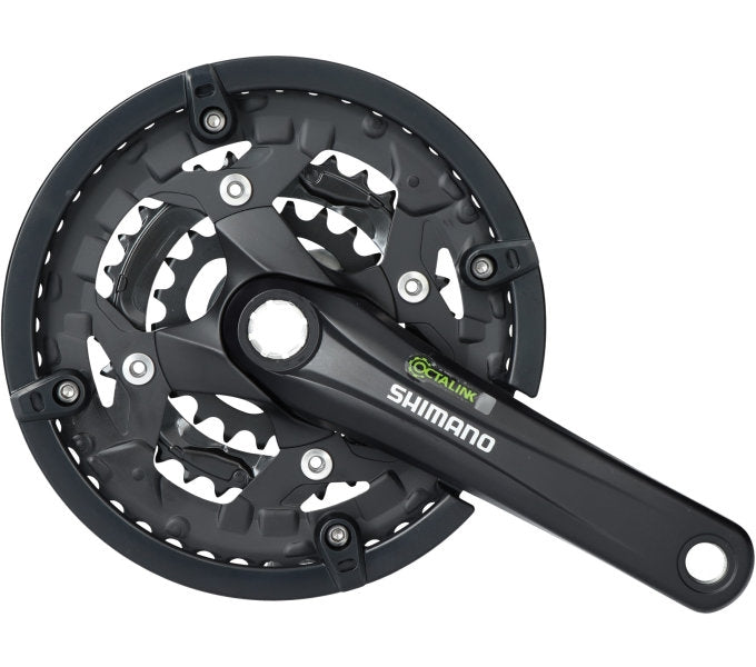 Shimano Crankstel 9 speed Alivio FC-T4010 Octalink met 175mm crankarm 44 x 32 x 22T zwart