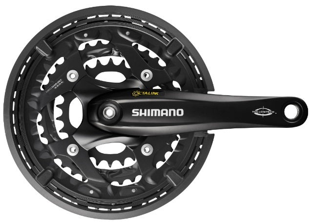 Shimano Crankset 3 x 10 hastighets vandring FC-T521 med 175mm CRANKARM 48-36-26T Octalink Black