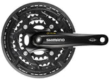 Shimano crankset 3 x 10 Geschwindeg Trekking Fc-T521 mat 175mm Crankmarm 48-36-26T Octalink schwaarz