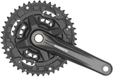 Shimano Crankset 3 x 9 speed FC-MT210-3 with 175mm Crankarm 40-30-22t black