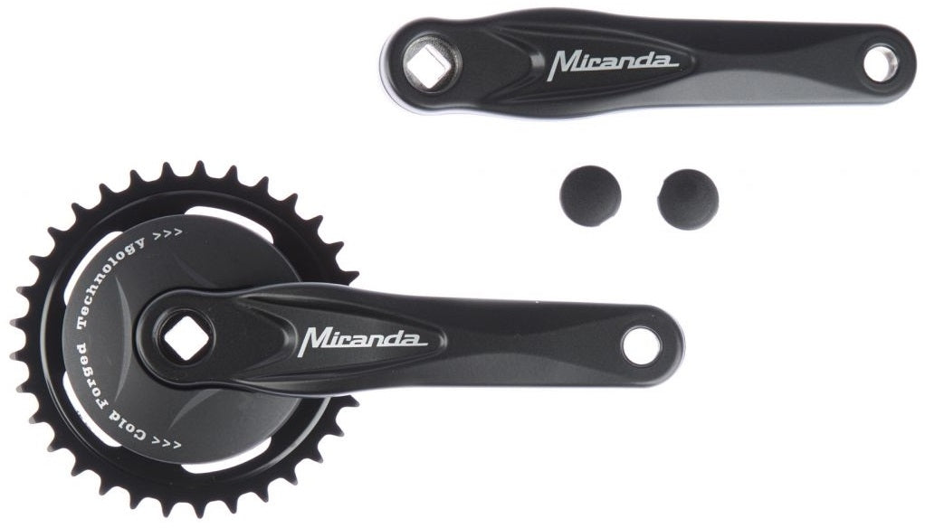 Miranda Alfa 1 Crank set with Disk 95mm Black 33 Tands 572233