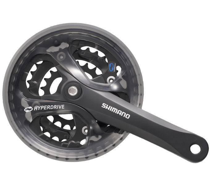 Shimano Crankset 7 8 Speed ​​Acera FC-M361 175 48 x 38 x 28t med kædeskærms sort