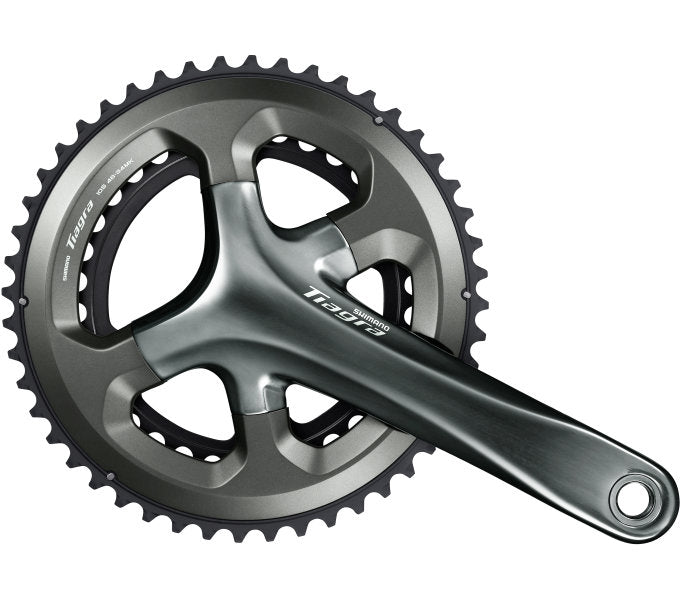 Shimano Crankset 2 x 10 Speed ​​Tiagra FC-4700 172.5 50-34t med hul aksel sort