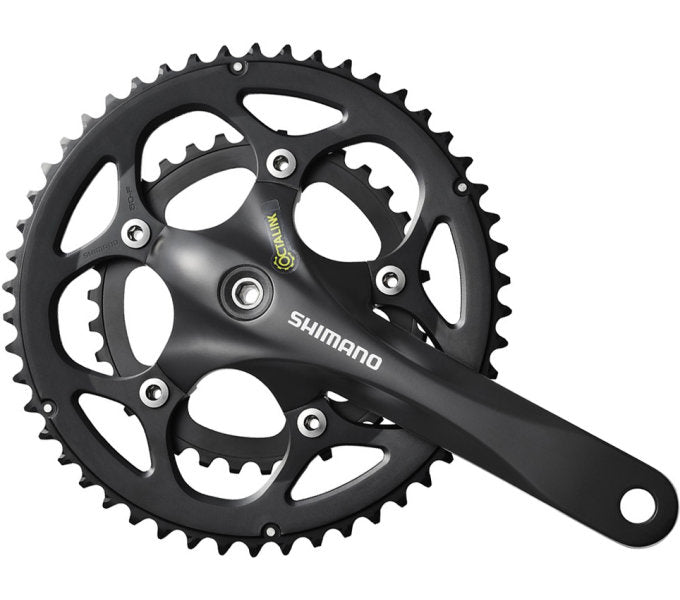 Shimano Crankset 2 x 9 Speed ​​Road FC-RS345 175 50-34t Octalink Black