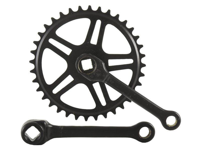 Vinty Crank Set 36T. Spieellos 130 mm 1 8 Schwarz