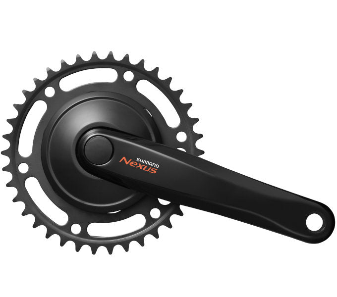 Shimano Crankset 38T Nexus C6000 170 mm Bran Black