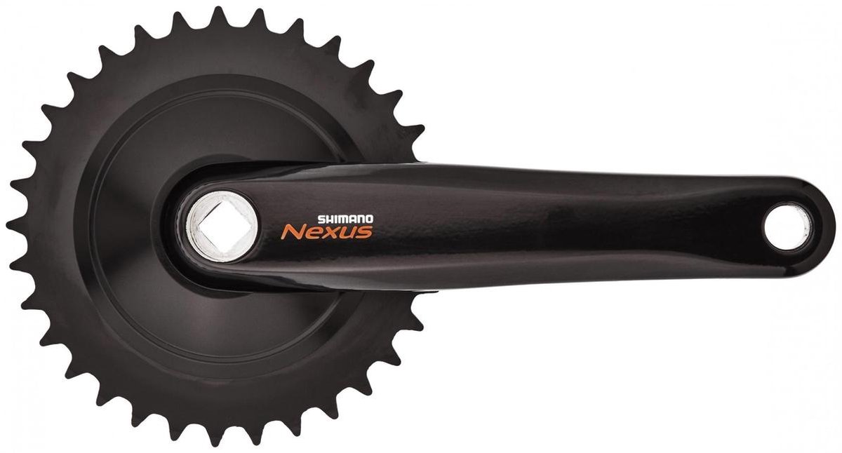 Shimano Crankkel 33t Nexus C6000 med 170 mm krumtavar sølv