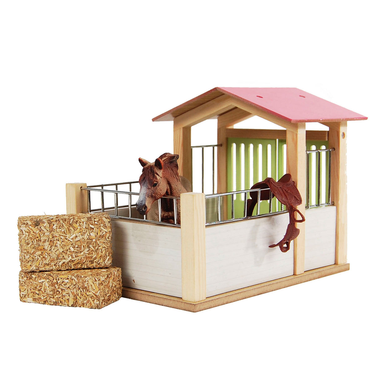 Kids Globe Globe Globe Horse Box Wood 1:24