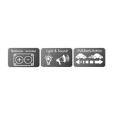 2-play politiewagen pull-back met licht en geluid 11 cm wit