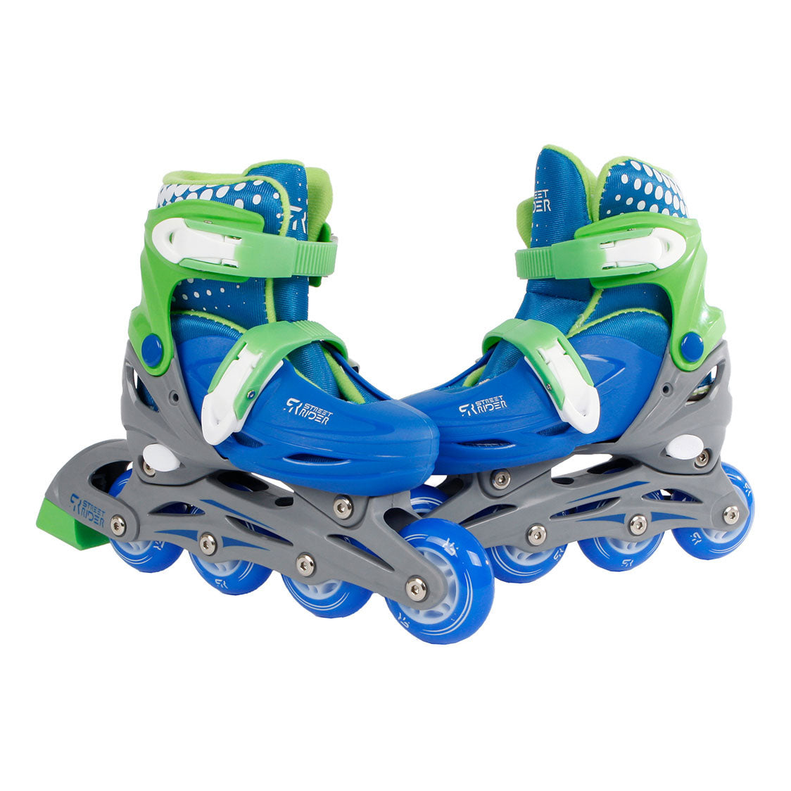 street rider inline skeelers blauw, maat 26-29