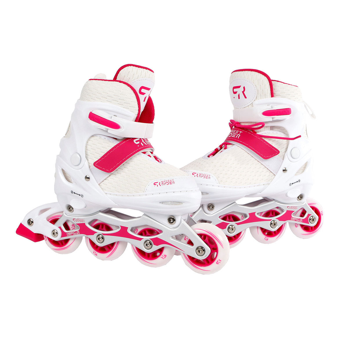 Street Rider Inline Skeelers White, storlek 38-42