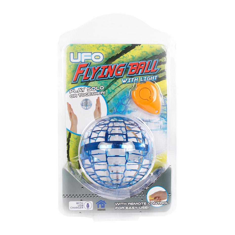 UFO Flying Ball med lys med fjernkontroll og USB