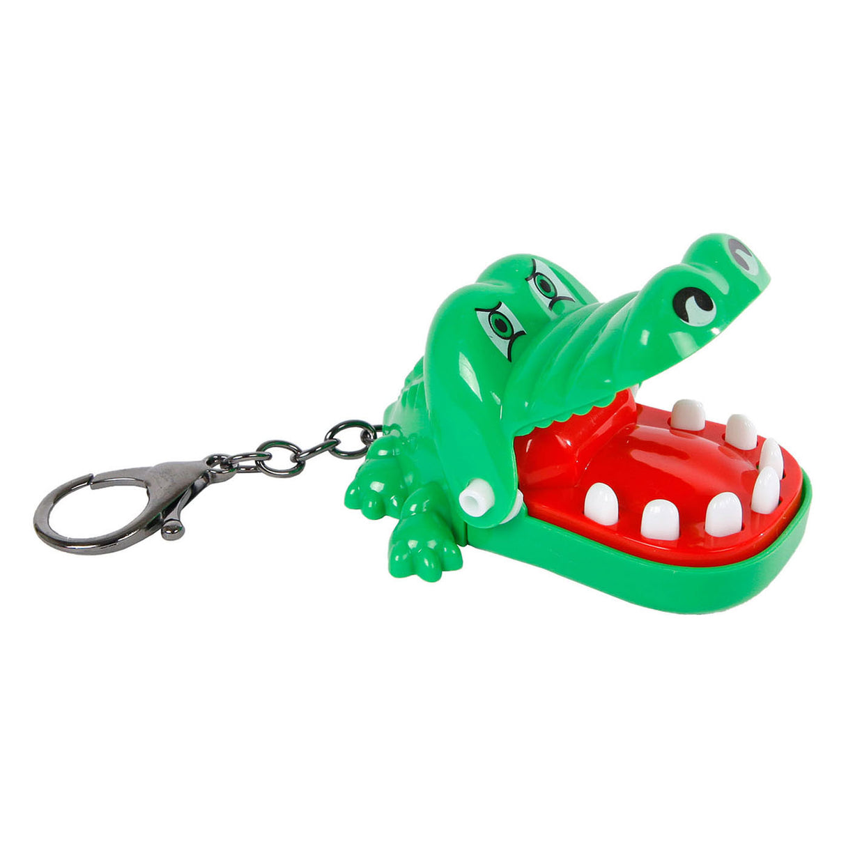 Expedition biting crocodile key ring