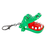 Expedition biting crocodile key ring