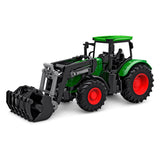 Tracteur de globe pour enfants avec chargeur frontal - vert