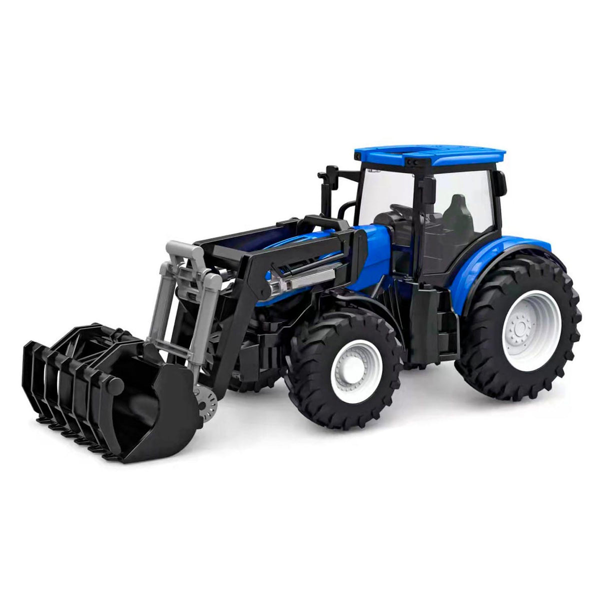 Kids Globe Globe Globe RC Tractor with front loader blue