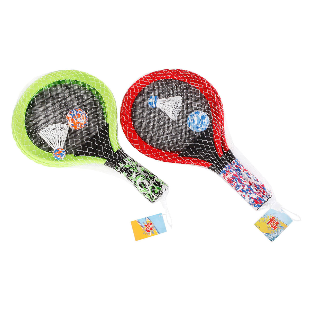 Sonn fiert Sonn fun Strang Tennis Set