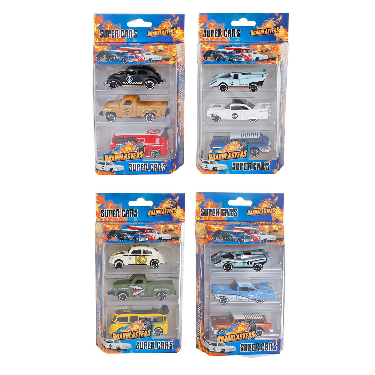 Roadblasters Die Cast Super Cars, 3rd.