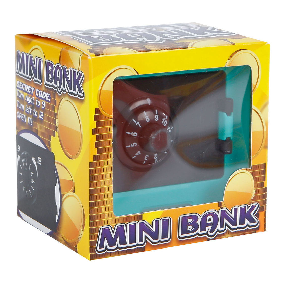 Mini Cash Vault med Secret Code, 9cm