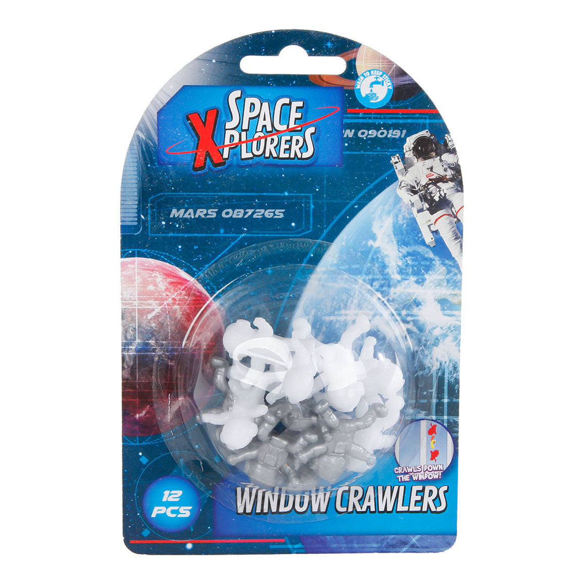 Space Xplorers window runners astronaut 2cm, 12st.