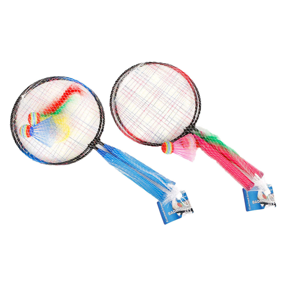 Badmintonset with shuttle, 3dlg.