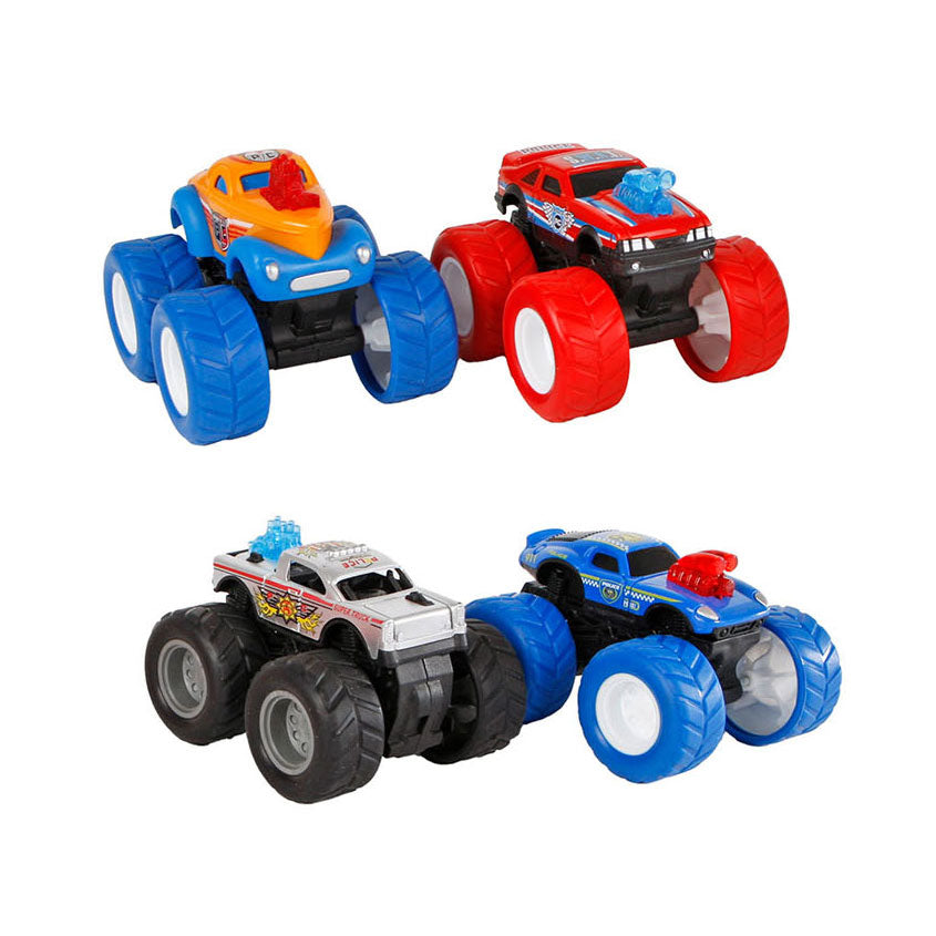 Roadblasters 2 Wheel Monstertrucks, 8 cm