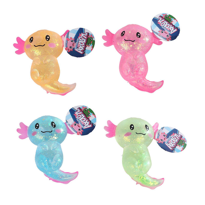 Axolotl sucre compresser la couleur animale, 11 cm