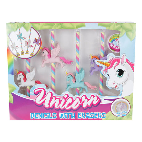 Merkloos sans marque unicorn potlodenset 5-delig met slijper