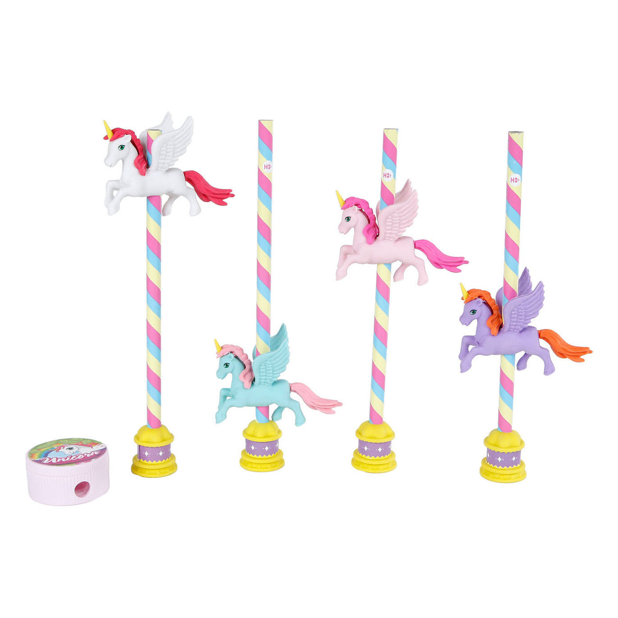 Unicorn Bleistift mat Eraser a Bleistift