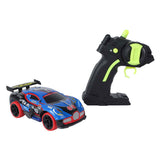 Rc Roadstar RC Bestuurbare Rally Auto met Licht 2.4GHz Blauw, 13cm