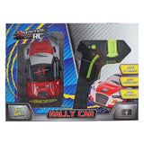 RCA ROADSTAR Contrôlable Rally Car avec léger 2,4 GHz rouge, 13 cm