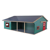 Kids globe loopstal met berging en weiland 1:32 75x68x28cm
