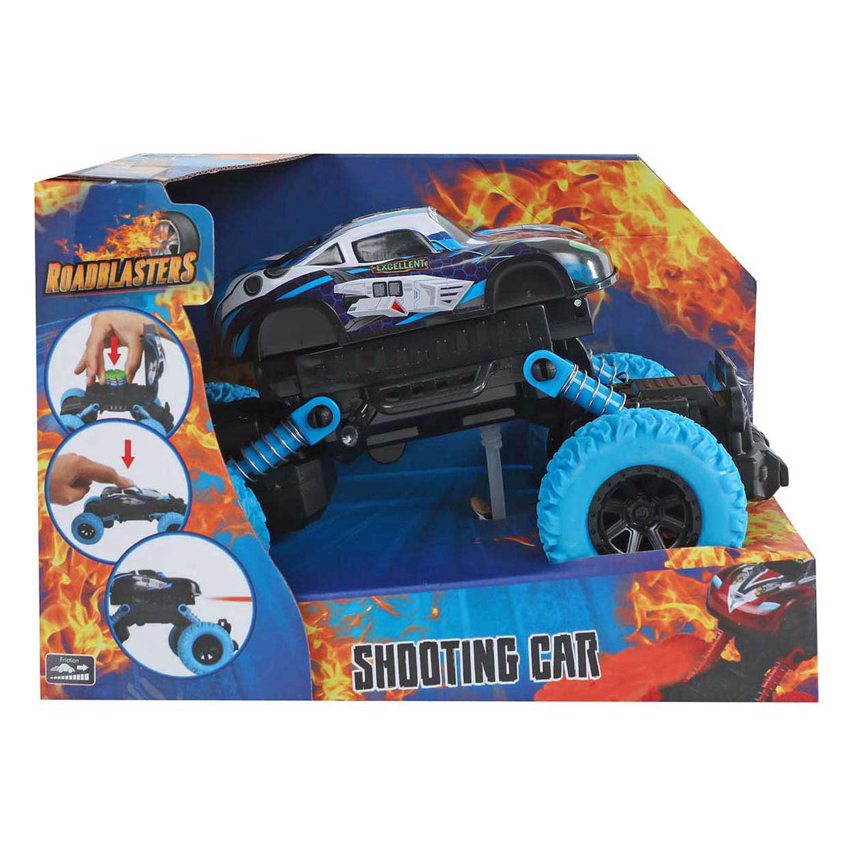 Van manen veenendaal bv roadblasters big wheel truck schietfunctie p b 16,5cm ass.