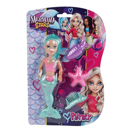 Mermaid stars mermaid met 3 accessoires 3ass 17cm