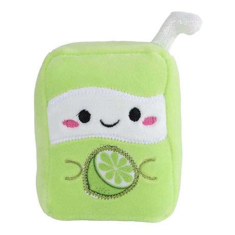Fluffy menu pluche drankje 7ass 9-13cm