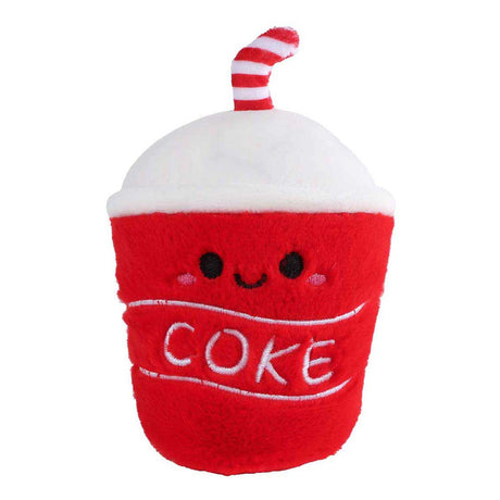 Fluffy menu pluche drankje 7ass 9-13cm