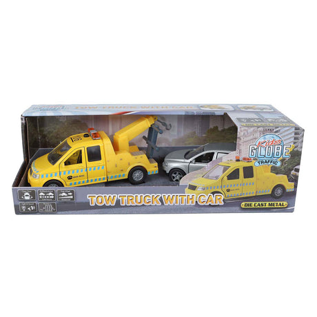 Kids globe afsleepwagen m auto l g die cast pull back 26cm