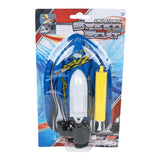 Speedboot opblaasbaar met pomp en opwindfunctie 17cm 3 assorti
