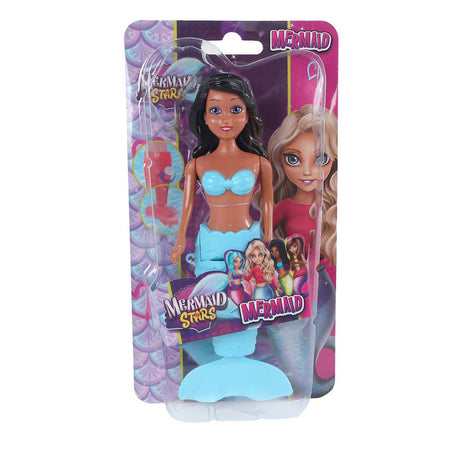Mermaid stars zeemeermin met opwindfunctie 18,5cm 6 assorti