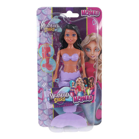 Mermaid stars zeemeermin met opwindfunctie 18,5cm 6 assorti