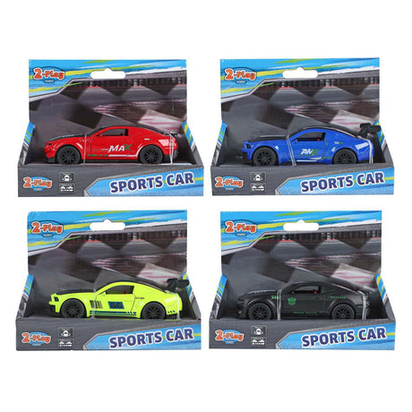 2-play sportauto die cast pull back 4ass 11,5cm